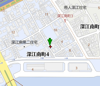 神戸市東灘区深江南町4丁目　新築戸建の地図