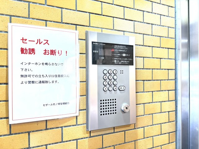 セザール竹ノ塚の防犯設備