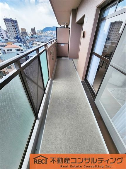 ローレルコート六甲篠原のバルコニー