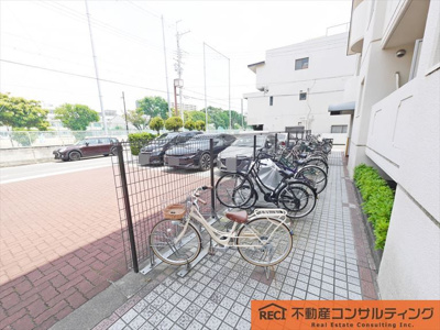 【駐輪場】 | ローズハイツ西宮宮前町1号棟