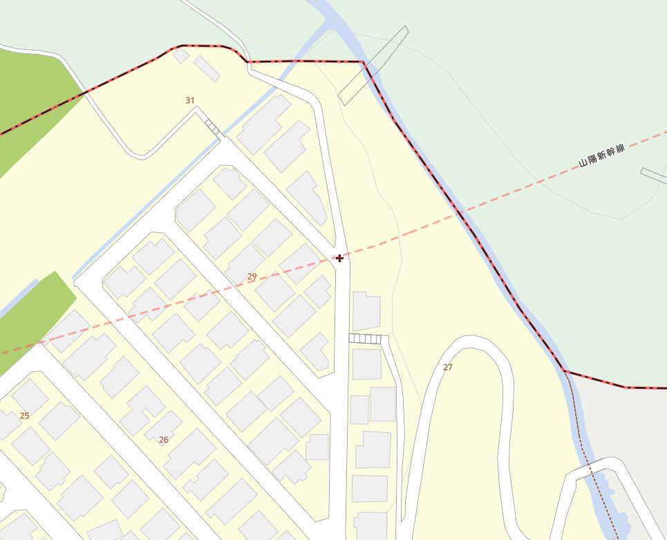 神戸市東灘区渦森台4丁目 新築戸建の地図