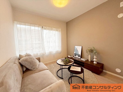 【居間・リビング】 | 東灘パークハイム | お洒落なリノベーション物件！