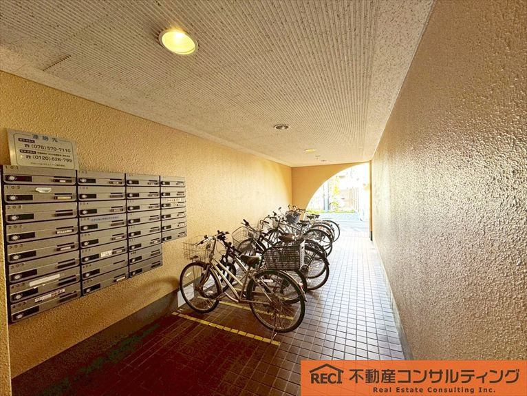 ダイアパレス魚崎の駐輪場
