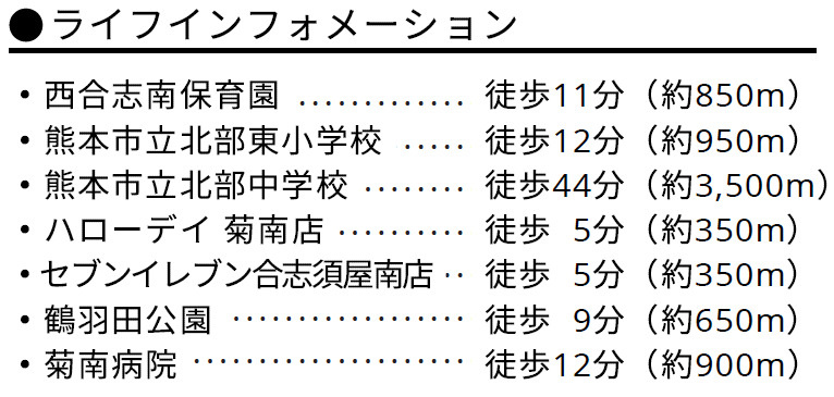 いいいね売地北区鶴羽田1期【高平台小・京陵中】の周辺