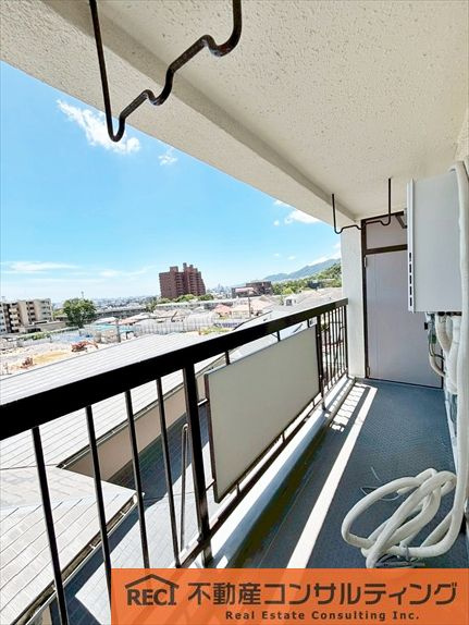 住吉川向コーポラスのバルコニー