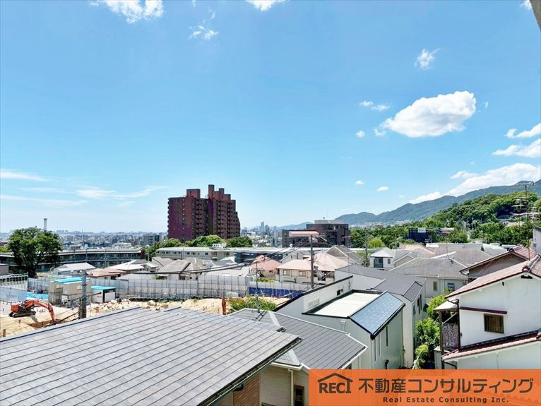 住吉川向コーポラスのバルコニー