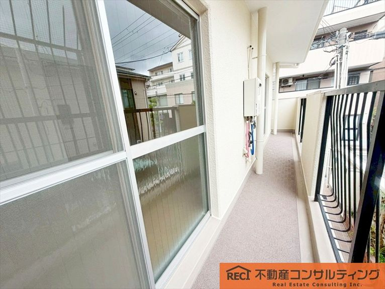 セントラル東灘のバルコニー