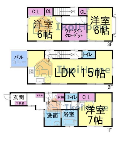 明石市田町2丁目　中古戸建の間取り|【ホームページに現地動画掲載中】●年中無休：当日予約可●インプラスで断熱・気密性能アップ！