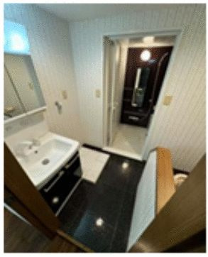 【洗面所】 | リバーサイド凌宇 | コンパクトで使いやすい洗面所