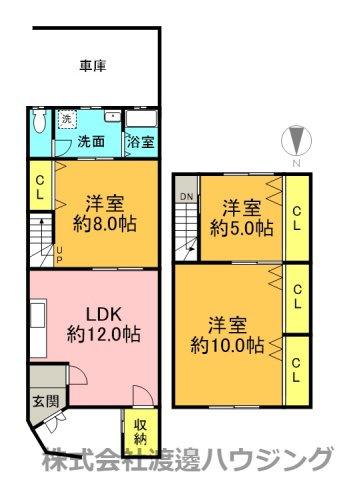 駒川テラスハウスの間取り