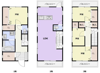 【間取り】 | 中古戸建　明石市岬町 | ４ＬＤＫ