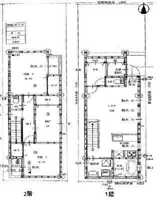 尼崎市西難波町　中古戸建の間取り
