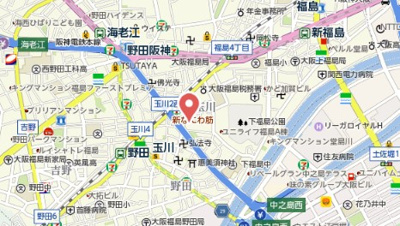 【地図】 | エスリードレジデンス大阪福島サウスフラッツ