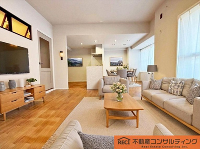 【居間・リビング】 | メゾン本山 | JR住吉駅徒歩12分！