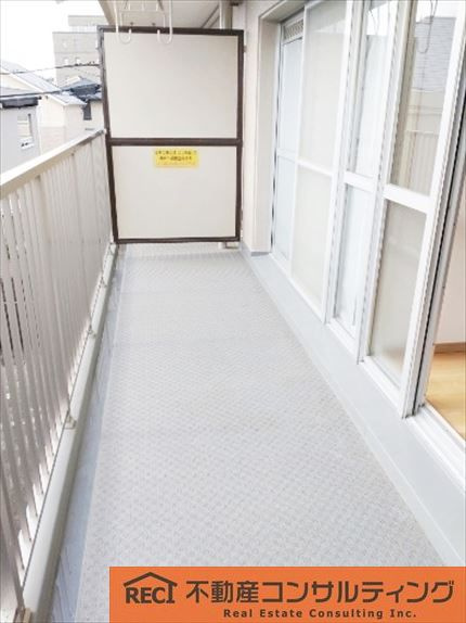 イスズハイツベル香枦園のバルコニー