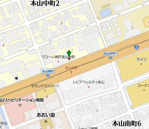 セリーヌ本山の地図