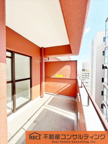 朝日プラザ深江北町のバルコニー