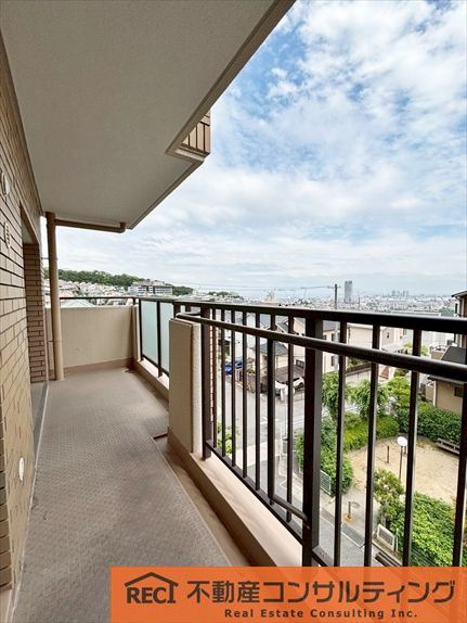 ジークレフ高羽二番館のバルコニー