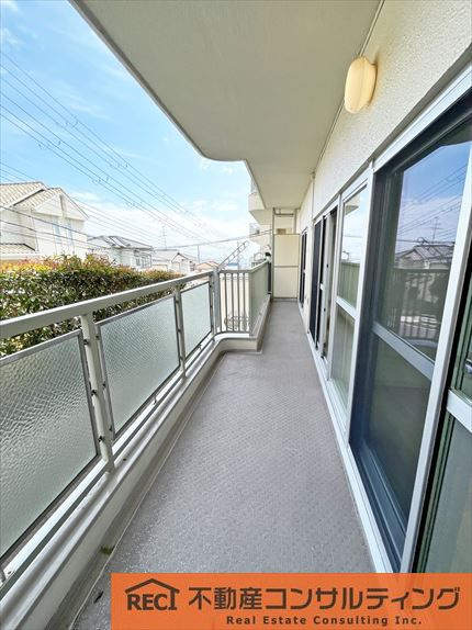 東急ドエル摩耶のバルコニー