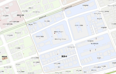 【地図】 | 岡本センチュリーマンション