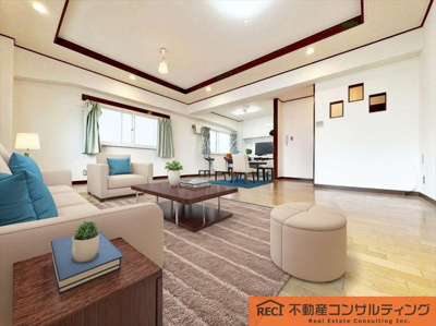 【居間・リビング】 | ジョイフル御影 | ＬＤＫは広々22帖