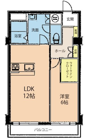 ロッコーマンション東観音(JS)の間取り