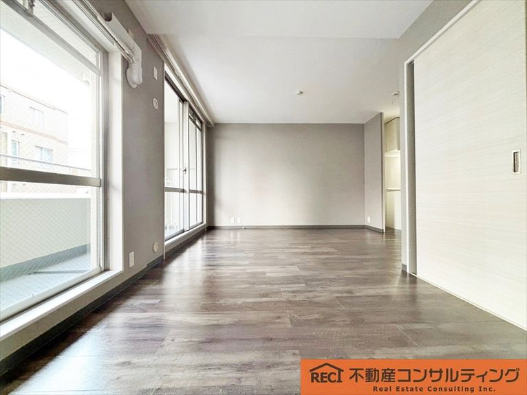 本山南パークマンションの居間・リビング|リフォーム済み