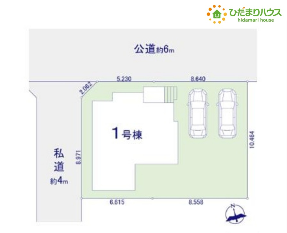 東松山市石橋　3期　新築一戸建て　ずっとプラス　01の区画図
