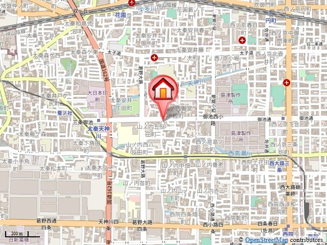 御池ハイツの地図