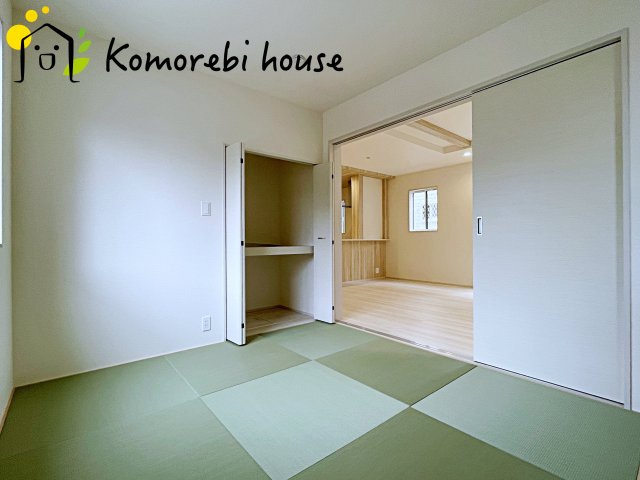 さいたま市見沼区深作3丁目　新築一戸建て　ブルーミングガーデン　01の和室|12/25　撮影済み