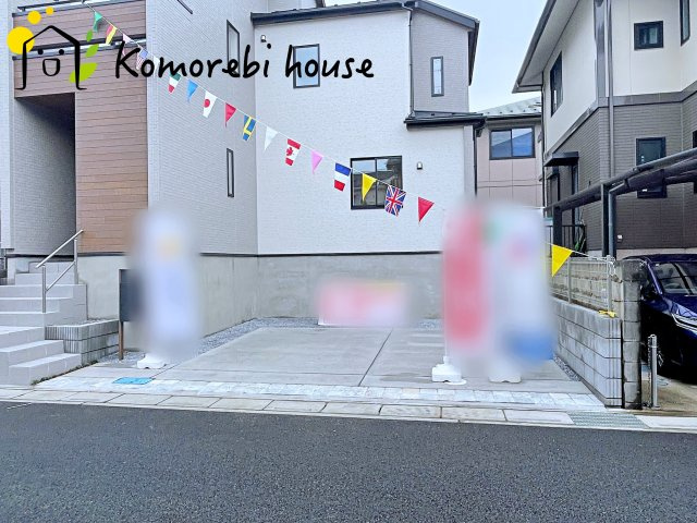 さいたま市見沼区深作3丁目　新築一戸建て　ブルーミングガーデン　01の駐車場|12/25　撮影済み