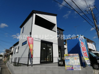 【外観】 | 小山市犬塚3期 | 人気の角地♪経済的な都市ガス住宅♪間もなく完成いたします♪