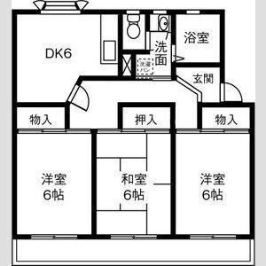 衣浦マンションC棟の間取り
