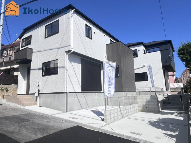 明石市朝霧山手町　新築戸建　全2棟　1号地の前面道路含む現地写真|【ホームページに現地動画掲載中】●年中無休：当日予約可●全2区画の限定販売！お早めに！