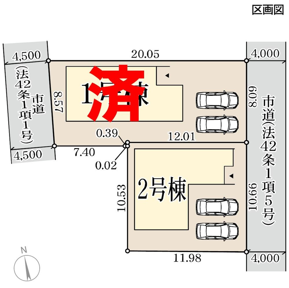 リーブルガーデン　岡山市南区豊成【仲介手数料無料】の区画図