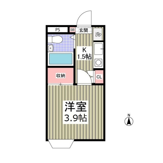 【間取り】 | パンシオン上尾No．1