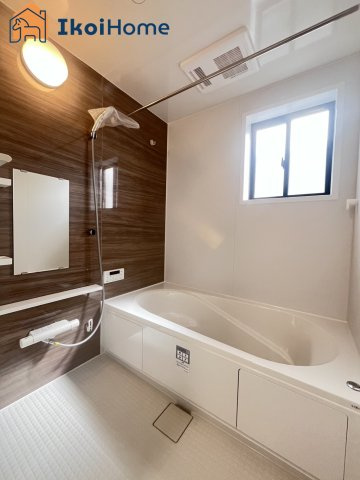 明石市朝霧山手町　新築戸建　全2棟　2号地の浴室|【ホームページに現地動画掲載中】●年中無休：当日予約可●「断熱ユニットバス・断熱浴槽」を使用。