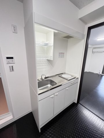 大阪市城東区関目５丁目の賃貸マンションのキッチン