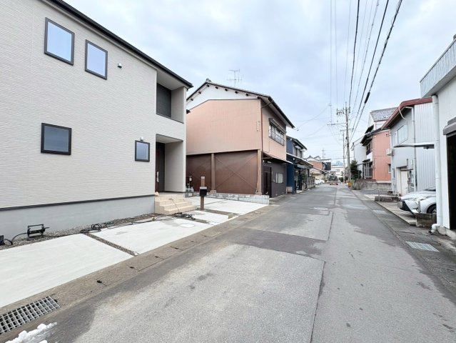リーブルガーデン　岐阜市手力町第２　全２区画分譲の前面道路含む現地写真|■前面道路　■ヤマダ不動産　株式会社リライフ　
■夢のマイホーム購入をフルサポートします！