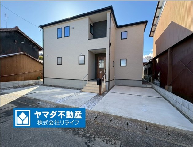 リーブルガーデン　岐阜市手力町第２　全２区画分譲の外観|■１号棟
■YAMADA電機の　ヤマダ不動産　株式会社リライフ　岐阜店■
省エネ・耐震性◎の一建設の家。　
日本の風土に調和する木造軸組工法。フラット３５はＳＡを取得！１０年間の金利優遇あり！　