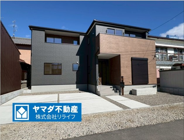 【商談中】リーブルガーデン　岐阜市手力町第２　全２区画分譲の外観|■２号棟
■YAMADA電機の　ヤマダ不動産　株式会社リライフ　岐阜店■
省エネ・耐震性◎の一建設の家。　
日本の風土に調和する木造軸組工法。フラット３５はＳＡを取得！１０年間の金利優遇あり！　
