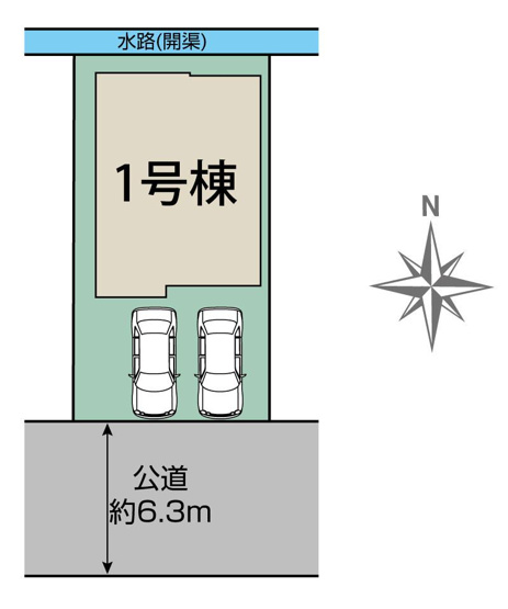 【区画図】 | 明石市二見町西二見（全1棟）新築