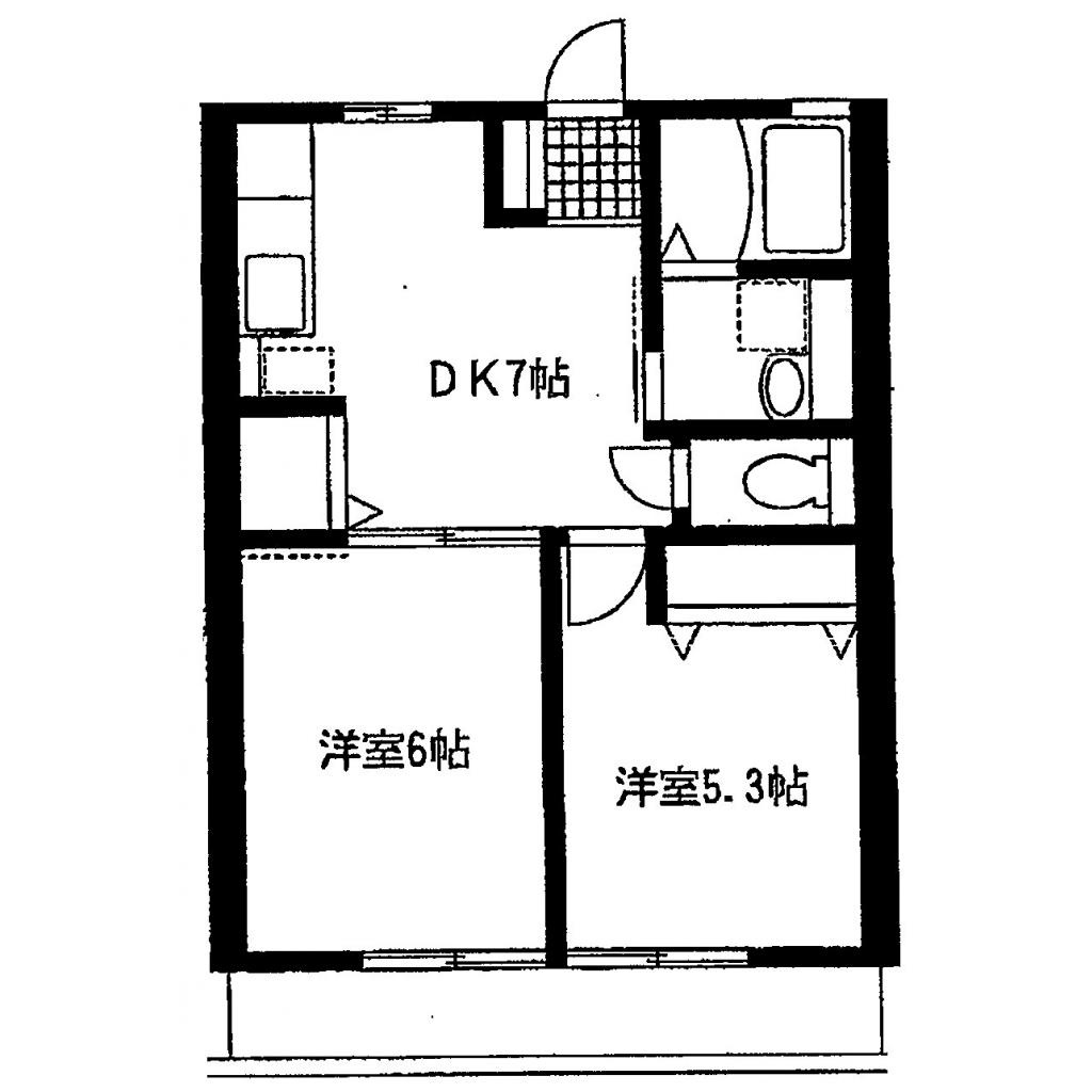 ブリーズ三浦Aの間取り
