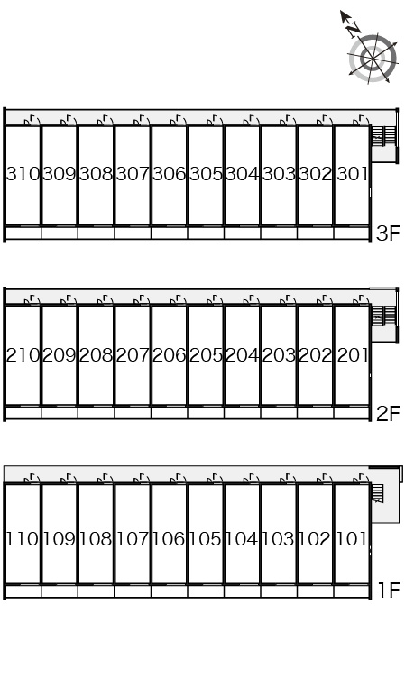 クレイノ神立ステーションテラスの区画図