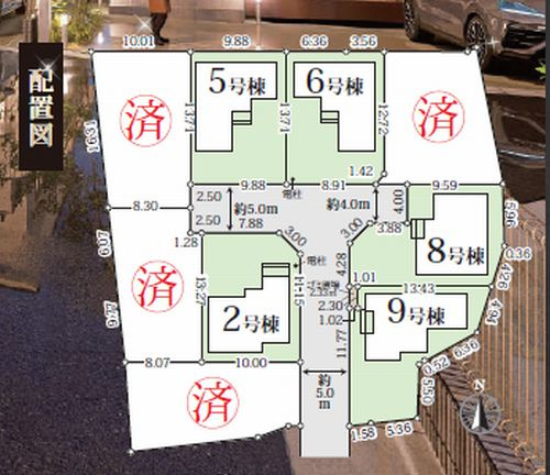 【区画図】 | 【仲介手数料０円】相模原市南区磯部12期　新築一戸建て　全9棟 | 相模原市南区磯部12期　新築一戸建て　全9棟