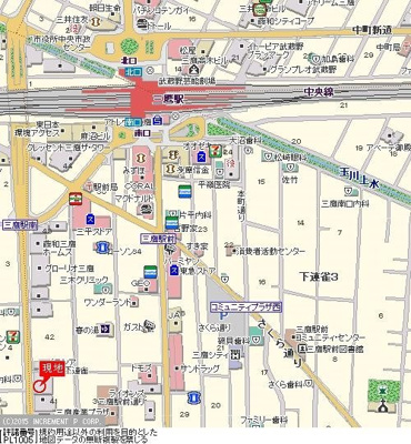 【地図】 | コスモフォーラム三鷹