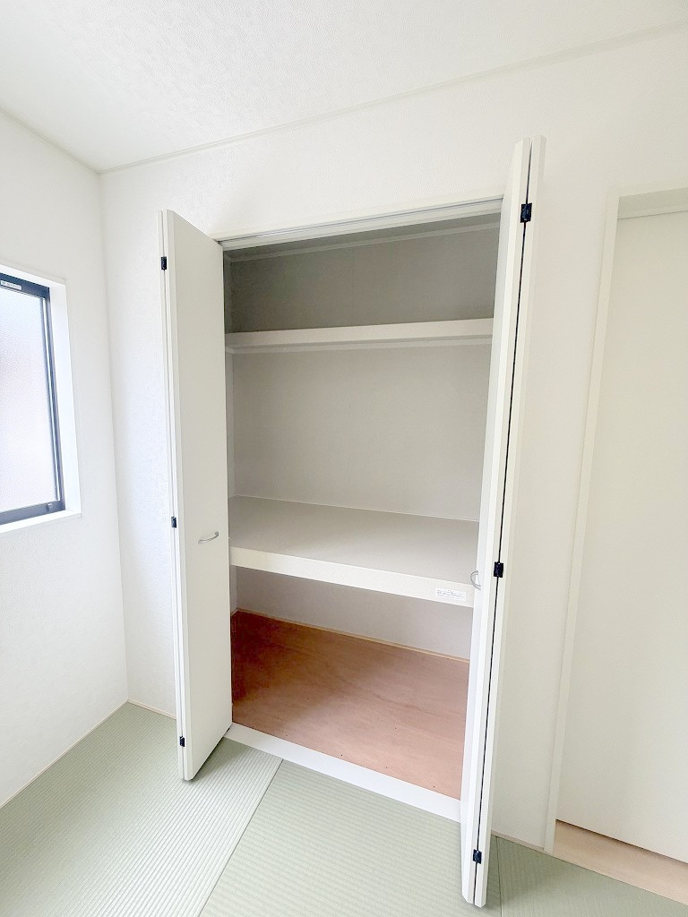 三郷市戸ケ崎3丁目　新築戸建　全7棟　3号棟の収納|布団の収納にも便利な押入付き