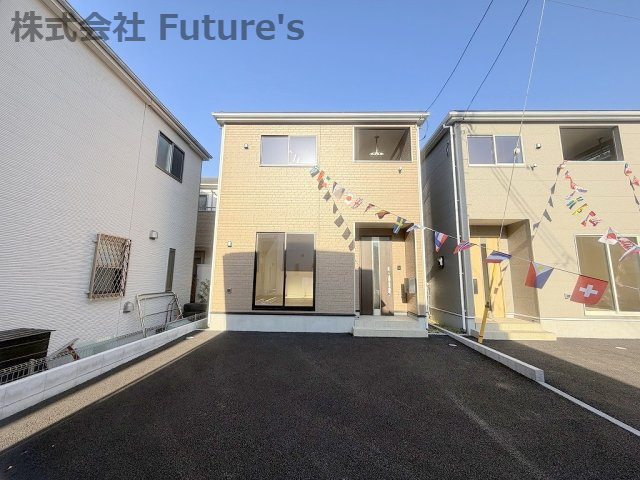 三郷市戸ケ崎3丁目　新築戸建　全7棟　3号棟の外観|「三郷中央」「金町」「松戸」駅からバス便あり・三郷市戸ケ崎３丁目エリア