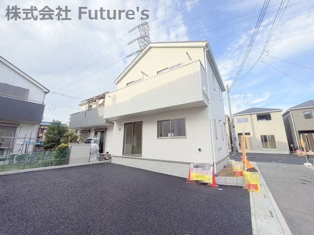 三郷市戸ケ崎3丁目　新築戸建　全7棟　2号棟の外観|全7棟の新築分譲住宅