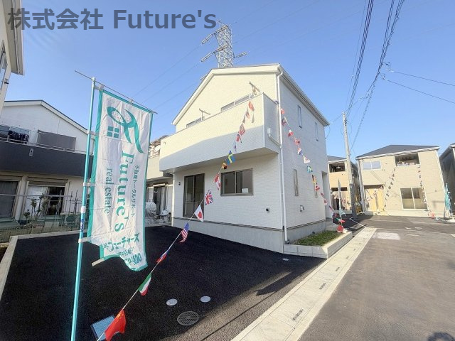 三郷市戸ケ崎3丁目　新築戸建　全7棟　2号棟の外観|全7棟の新築分譲住宅